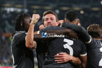 2023-11-11 - Daniele Rugani (Juventus FC) and Gleison Bremer (Juventus FC) celebrates - JUVENTUS FC VS CAGLIARI CALCIO - ITALIAN SERIE A - SOCCER