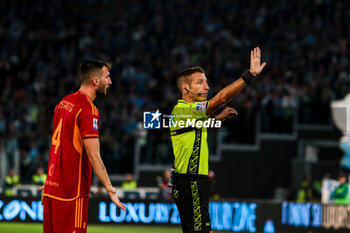 2023-11-12 - Davide Massa referee - SS LAZIO VS AS ROMA - ITALIAN SERIE A - SOCCER