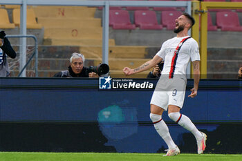 2023-11-11 - Olivier Giroud of AC Milan celebrates after scoring a goal - US LECCE VS AC MILAN - ITALIAN SERIE A - SOCCER