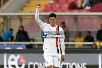 2023-11-11 - Tijjani Reijnders of AC Milan celebrates after scoring a goal - US LECCE VS AC MILAN - ITALIAN SERIE A - SOCCER