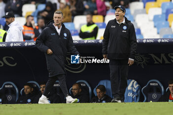 2023-11-12 - SSC Napoli's French coach Rudi Jose Garcia looks during the Serie A football match between SSC Napoli and Empoli at the Diego Armando Maradona Stadium in Naples, southern Italy, on November 12, 2023. - SSC NAPOLI VS EMPOLI FC - ITALIAN SERIE A - SOCCER