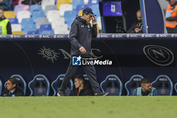 2023-11-12 - SSC Napoli's French coach Rudi Jose Garcia looks dejected during the Serie A football match between SSC Napoli and Empoli at the Diego Armando Maradona Stadium in Naples, southern Italy, on November 12, 2023. - SSC NAPOLI VS EMPOLI FC - ITALIAN SERIE A - SOCCER