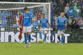 2023-11-12 - SSC Napoli looks dejected after Viktor Kovalenko's goal during the Serie A football match between SSC Napoli and Empoli at the Diego Armando Maradona Stadium in Naples, southern Italy, on November 12, 2023. - SSC NAPOLI VS EMPOLI FC - ITALIAN SERIE A - SOCCER