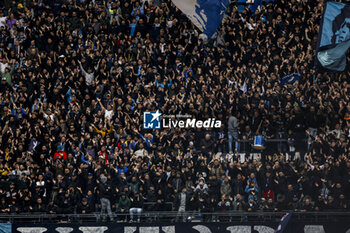 2023-11-12 - Supporters ssc Napoli gesticulate during the Serie A football match between SSC Napoli and Empoli at the Diego Armando Maradona Stadium in Naples, southern Italy, on November 12, 2023. - SSC NAPOLI VS EMPOLI FC - ITALIAN SERIE A - SOCCER