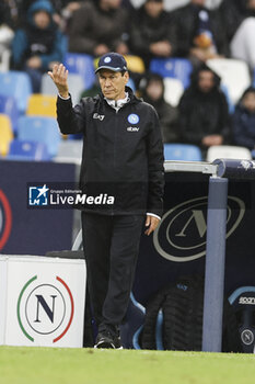 2023-11-12 - SSC Napoli's French coach Rudi Jose Garcia gesticulate during the Serie A football match between SSC Napoli and Empoli at the Diego Armando Maradona Stadium in Naples, southern Italy, on November 12, 2023. - SSC NAPOLI VS EMPOLI FC - ITALIAN SERIE A - SOCCER