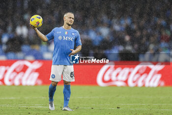 2023-11-12 - SSC Napoli's Slovak midfielder Stanislav Lobotka gesticulate during the Serie A football match between SSC Napoli and Empoli at the Diego Armando Maradona Stadium in Naples, southern Italy, on November 12, 2023. - SSC NAPOLI VS EMPOLI FC - ITALIAN SERIE A - SOCCER