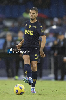 2023-11-12 - Empoli's Italian midfielder Alberto Grassi controls the ball during the Serie A football match between SSC Napoli and Empoli at the Diego Armando Maradona Stadium in Naples, southern Italy, on November 12, 2023. - SSC NAPOLI VS EMPOLI FC - ITALIAN SERIE A - SOCCER