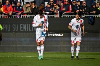 2023-11-26 - Mirko Maric of AC Monza, Esultanza, Joy After scoring goal, - CAGLIARI CALCIO VS AC MONZA - ITALIAN SERIE A - SOCCER