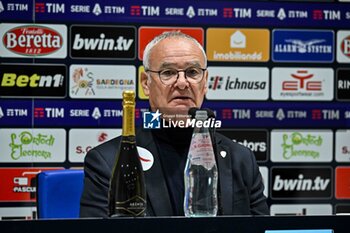 2023-11-26 - Claudio Ranieri Mister of Cagliari Calcio, Conferenza Stampa - CAGLIARI CALCIO VS AC MONZA - ITALIAN SERIE A - SOCCER