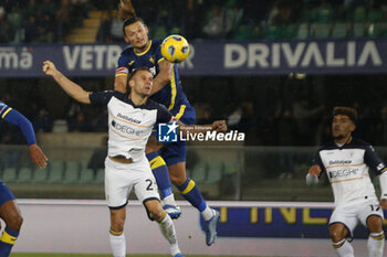 2023-11-27 - Milan Djuric of Hellas Verona FC scores a goal during Hellas Verona FC  vs US Lecce, 13° Serie A Tim 2023-24 game at Marcantonio Bentegodi Stadium in Verona (VR), Italy, on November 27, 2023. - HELLAS VERONA FC VS US LECCE - ITALIAN SERIE A - SOCCER