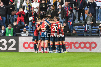 2023-12-02 - Genoa celebrates to make the score 1-0 during Serie A TIM match between Genoa CFC and Empoli FC at Stadio Luigi Ferraris, Genoa - GENOA CFC VS EMPOLI FC - ITALIAN SERIE A - SOCCER
