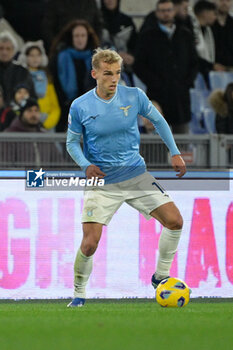 2023-12-02 - Gustav Isaksen (SS Lazio);  during the Italian Football Championship League A 2023/2024 match between SS Lazio vs Cagliari at the Olimpic Stadium in Rome on 02 December 2023. - SS LAZIO VS CAGLIARI CALCIO - ITALIAN SERIE A - SOCCER