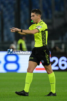2023-12-02 - Federico Dionisi referee during the Italian Football Championship League A 2023/2024 match between SS Lazio vs Cagliari at the Olimpic Stadium in Rome on 02 December 2023. - SS LAZIO VS CAGLIARI CALCIO - ITALIAN SERIE A - SOCCER