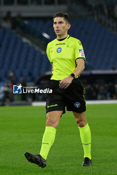 2023-12-02 - Federico Dionisi referee during the Italian Football Championship League A 2023/2024 match between SS Lazio vs Cagliari at the Olimpic Stadium in Rome on 02 December 2023. - SS LAZIO VS CAGLIARI CALCIO - ITALIAN SERIE A - SOCCER