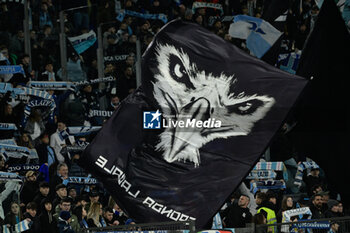 2023-12-02 - SS Lazio supporters during the Italian Football Championship League A 2023/2024 match between SS Lazio vs Cagliari at the Olimpic Stadium in Rome on 02 December 2023. - SS LAZIO VS CAGLIARI CALCIO - ITALIAN SERIE A - SOCCER