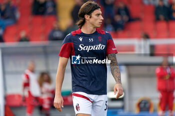 2023-12-03 - Riccardo Calafiori of Bologna FC - US LECCE VS BOLOGNA FC - ITALIAN SERIE A - SOCCER