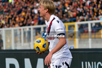 2023-12-03 - Victor Kristiansen of Bologna FC - US LECCE VS BOLOGNA FC - ITALIAN SERIE A - SOCCER