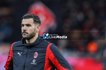 2023-12-02 - Theo Hernandez of AC Milan looks on during Serie A 2023/24 football match between AC Milan and Frosinone Calcio at San Siro Stadium, Milan, Italy on December 02, 2023 - AC MILAN VS FROSINONE CALCIO - ITALIAN SERIE A - SOCCER