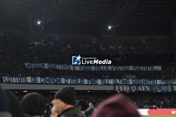 2023-12-03 - the banner in curve a during Serie A between SSC Napoli vs FC Internazionale at Diego Armando Maradona Stadium - SSC NAPOLI VS INTER - FC INTERNAZIONALE - ITALIAN SERIE A - SOCCER