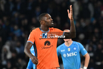 2023-12-03 - Marcus Thuram of FC Internazionale celebrates after scoring goal during Serie A between SSC Napoli vs FC Internazionale at Diego Armando Maradona Stadium - SSC NAPOLI VS INTER - FC INTERNAZIONALE - ITALIAN SERIE A - SOCCER