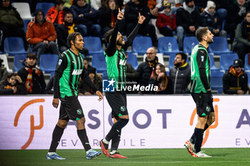 2023-12-03 - Matheus Henrique (Sassuolo) celebrates after scoring the gol of 1-0 - US SASSUOLO VS AS ROMA - ITALIAN SERIE A - SOCCER