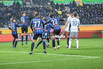 2023-12-09 - Olivier Giroud (Ac Milan) scoaring a goal - ATALANTA BC VS AC MILAN - ITALIAN SERIE A - SOCCER