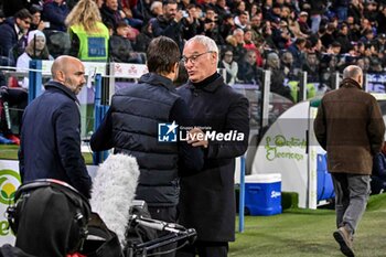 2023-12-11 - Claudio Ranieri Mister of Cagliari Calcio, Alessio Dionisi Mister of US Sassuolo - CAGLIARI CALCIO VS US SASSUOLO - ITALIAN SERIE A - SOCCER