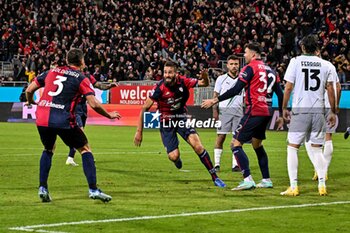 2023-12-11 - Leonardo Pavoletti of Cagliari Calcio, Esultanza, Joy After scoring goal, - CAGLIARI CALCIO VS US SASSUOLO - ITALIAN SERIE A - SOCCER