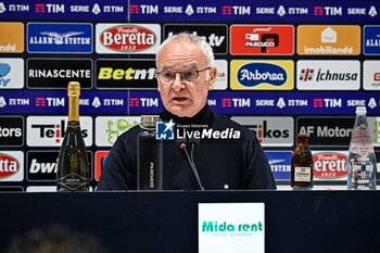 2023-12-11 - Claudio Ranieri Mister of Cagliari Calcio, Conferenza Stampa, Press Conference - CAGLIARI CALCIO VS US SASSUOLO - ITALIAN SERIE A - SOCCER