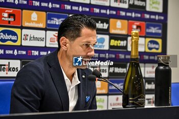 2023-12-11 - Gianluca Lapadula of Cagliari Calcio, Conferenza Stampa, Press Conference - CAGLIARI CALCIO VS US SASSUOLO - ITALIAN SERIE A - SOCCER