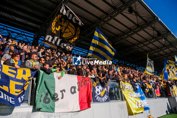 2023-12-10 - Supporters Frosinone during the Serie A football match between Frosinone Calcio vs Torino at the Benito Stirpe stadium in Frosinone, Italy on December 10, 2023. - FROSINONE CALCIO VS TORINO FC - ITALIAN SERIE A - SOCCER