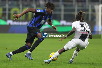 2023-12-09 - Yann Aurel Ludger Bissek of FC Internazionale seen in action during Serie A 2023/24 football match between FC Internazionale and Udinese Calcio at Giuseppe Meazza Stadium, Milan, Italy on December 09, 2023 - INTER - FC INTERNAZIONALE VS UDINESE CALCIO - ITALIAN SERIE A - SOCCER
