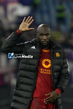 2023-12-10 - Romelu Lukaku (AS Roma);   during the Italian Football Championship League A 2023/2024 match between AS Roma vs ACF Fiorentina at the Olimpic Stadium in Rome on 10 December  2023. - AS ROMA VS ACF FIORENTINA - ITALIAN SERIE A - SOCCER