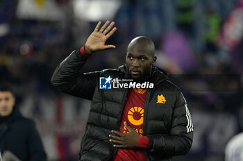 2023-12-10 - Romelu Lukaku (AS Roma);   during the Italian Football Championship League A 2023/2024 match between AS Roma vs ACF Fiorentina at the Olimpic Stadium in Rome on 10 December  2023. - AS ROMA VS ACF FIORENTINA - ITALIAN SERIE A - SOCCER