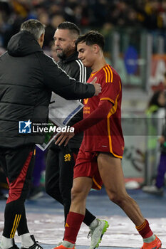 2023-12-10 - Paulo Dybala (AS Roma);  during the Italian Football Championship League A 2023/2024 match between AS Roma vs ACF Fiorentina at the Olimpic Stadium in Rome on 10 December  2023. - AS ROMA VS ACF FIORENTINA - ITALIAN SERIE A - SOCCER