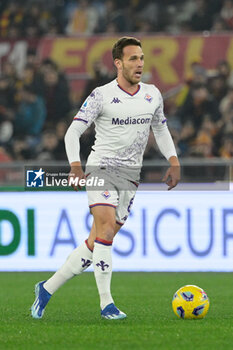 2023-12-10 - Arthur (ACF Fiorentina)  during the Italian Football Championship League A 2023/2024 match between AS Roma vs ACF Fiorentina at the Olimpic Stadium in Rome on 10 December  2023. - AS ROMA VS ACF FIORENTINA - ITALIAN SERIE A - SOCCER