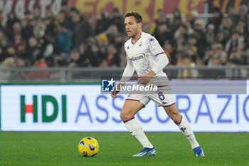 2023-12-10 - Arthur (ACF Fiorentina)  during the Italian Football Championship League A 2023/2024 match between AS Roma vs ACF Fiorentina at the Olimpic Stadium in Rome on 10 December  2023. - AS ROMA VS ACF FIORENTINA - ITALIAN SERIE A - SOCCER
