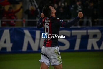 2023-12-17 - Nikola Moro (Bologna Fc) celebrating his goal - BOLOGNA FC VS AS ROMA - ITALIAN SERIE A - SOCCER