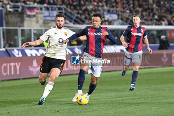 2023-12-17 - Dan Ndoye (Bologna Fc) in action - BOLOGNA FC VS AS ROMA - ITALIAN SERIE A - SOCCER