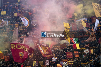 2023-12-17 - As Roma supporters - BOLOGNA FC VS AS ROMA - ITALIAN SERIE A - SOCCER