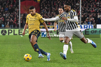 2023-12-15 - Junior Messias of Genoa in action during Serie A TIM between Genoa CFC and Juventus FC at Stadio Luigi Ferraris, Genova - GENOA CFC VS JUVENTUS FC - ITALIAN SERIE A - SOCCER