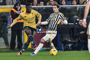2023-12-15 - Caleb Ekuban of Genoa in action during Serie A TIM between Genoa CFC and Juventus FC at Stadio Luigi Ferraris, Genova - GENOA CFC VS JUVENTUS FC - ITALIAN SERIE A - SOCCER