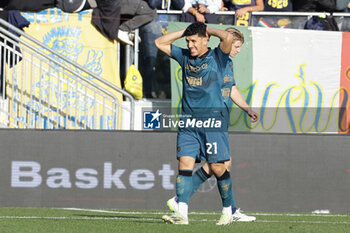 2023-12-23 - Frosinone's Dutch midfielder Abdou Harroui looks dejected during the Serie A football match between Frosinone Calcio vs Juventus FC at the Benito Stirpe stadium in Frosinone, Italy on December 23, 2023. - FROSINONE CALCIO VS JUVENTUS FC - ITALIAN SERIE A - SOCCER