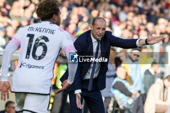 2023-12-23 - Juventus' Italian coach Massimiliano Allegri gesticulate during the Serie A football match between Frosinone Calcio vs Juventus FC at the Benito Stirpe stadium in Frosinone, Italy on December 23, 2023. - FROSINONE CALCIO VS JUVENTUS FC - ITALIAN SERIE A - SOCCER