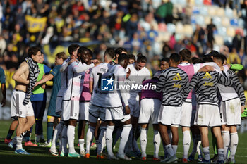 2023-12-23 - Juventus celebrate victory match during the Serie A football match between Frosinone Calcio vs Juventus FC at the Benito Stirpe stadium in Frosinone, Italy on December 23, 2023. - FROSINONE CALCIO VS JUVENTUS FC - ITALIAN SERIE A - SOCCER