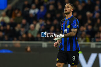 2023-12-23 - Marko Arnautovic of FC Internazionale reacts during Serie A 2023/24 football match between FC Internazionale and US Lecce at Giuseppe Meazza Stadium, Milan, Italy on December 23, 2023 - INTER - FC INTERNAZIONALE VS US LECCE - ITALIAN SERIE A - SOCCER