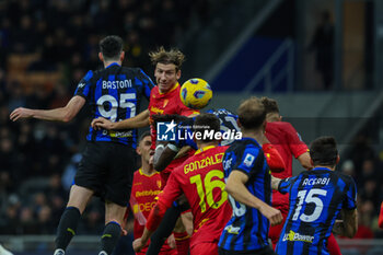 2023-12-23 - Yann Aurel Ludger Bissek of FC Internazionale scores a goal during Serie A 2023/24 football match between FC Internazionale and US Lecce at Giuseppe Meazza Stadium, Milan, Italy on December 23, 2023 - INTER - FC INTERNAZIONALE VS US LECCE - ITALIAN SERIE A - SOCCER