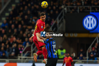 2023-12-23 - Roberto Piccoli of US Lecce seen in action during Serie A 2023/24 football match between FC Internazionale and US Lecce at Giuseppe Meazza Stadium, Milan, Italy on December 23, 2023 - INTER - FC INTERNAZIONALE VS US LECCE - ITALIAN SERIE A - SOCCER