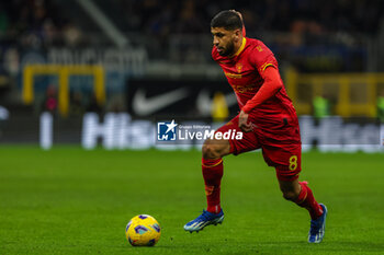 2023-12-23 - Hamza Rafia of US Lecce seen in action during Serie A 2023/24 football match between FC Internazionale and US Lecce at Giuseppe Meazza Stadium, Milan, Italy on December 23, 2023 - INTER - FC INTERNAZIONALE VS US LECCE - ITALIAN SERIE A - SOCCER