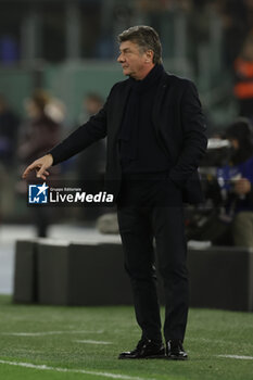 2023-12-23 - SSC Napoli's Italian coach Walter Mazzarri gesticulate during the Serie A football match between AS Roma vs SSC Napoli Football Club at the Olimpico Stadium in Rome, Italy on December 23, 2023 - AS ROMA VS SSC NAPOLI - ITALIAN SERIE A - SOCCER
